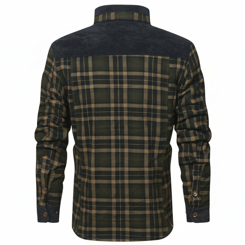 BENWOOD | PLAID LINED SHIRT JACKET
