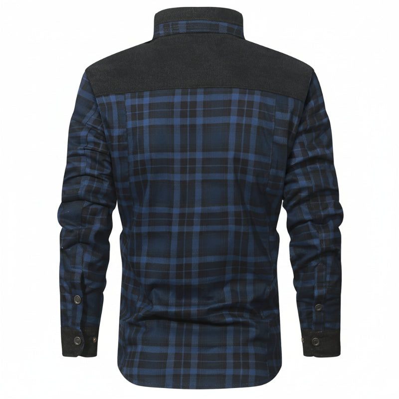 BENWOOD | PLAID LINED SHIRT JACKET