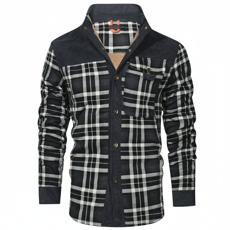 BENWOOD | PLAID LINED SHIRT JACKET