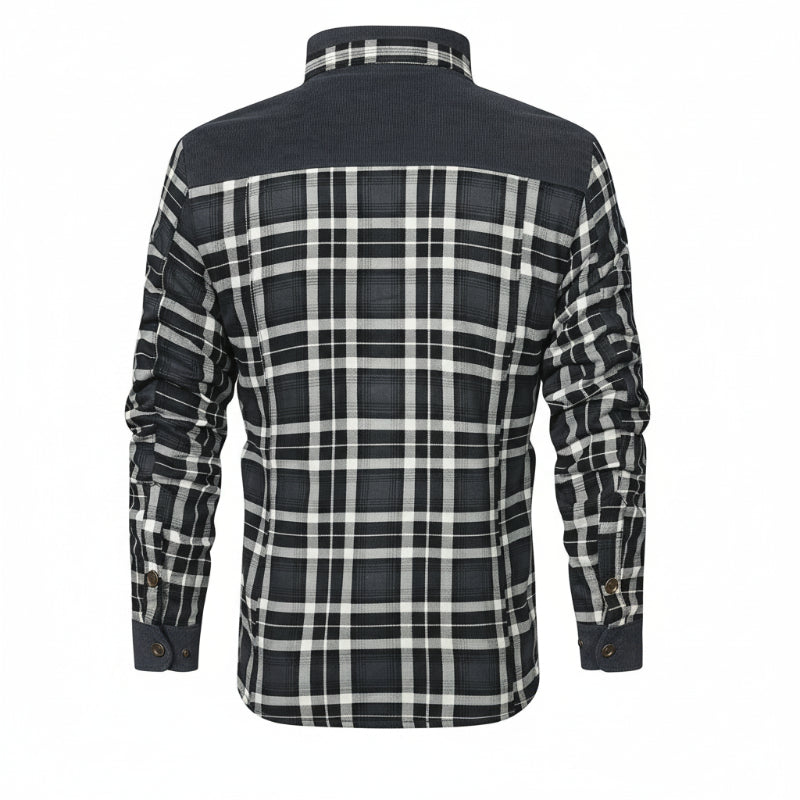 BENWOOD | PLAID LINED SHIRT JACKET