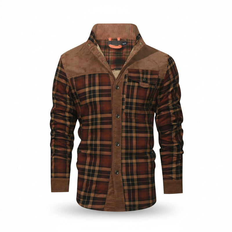 BENWOOD | PLAID LINED SHIRT JACKET
