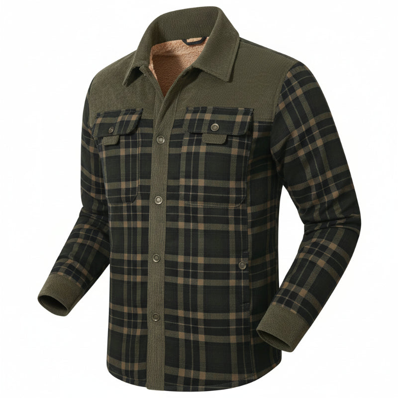 BENWOOD | PLAID LINED SHIRT JACKET