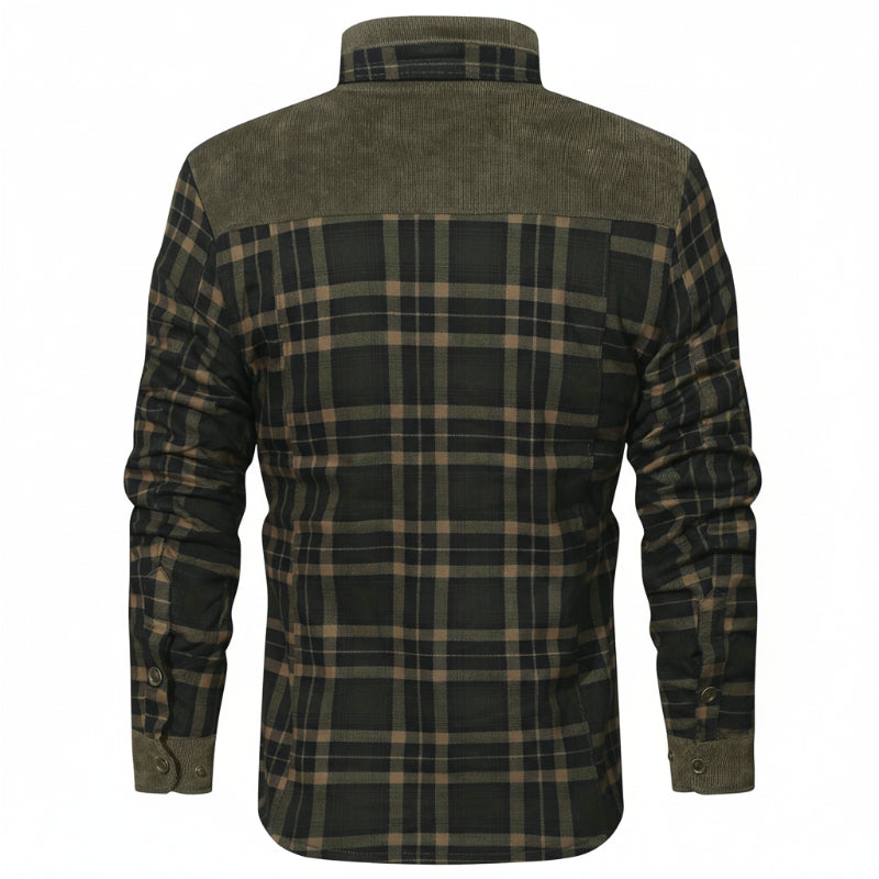BENWOOD | PLAID LINED SHIRT JACKET