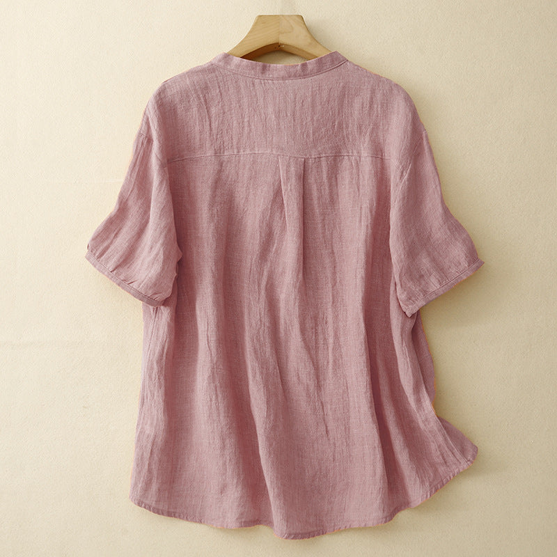 ASH LINEN BLOUSE