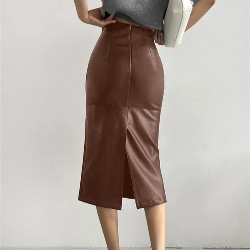 BELLA™ LEATHER SKIRT