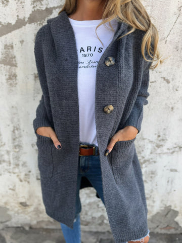 BECKY HOODED CARDIGAN