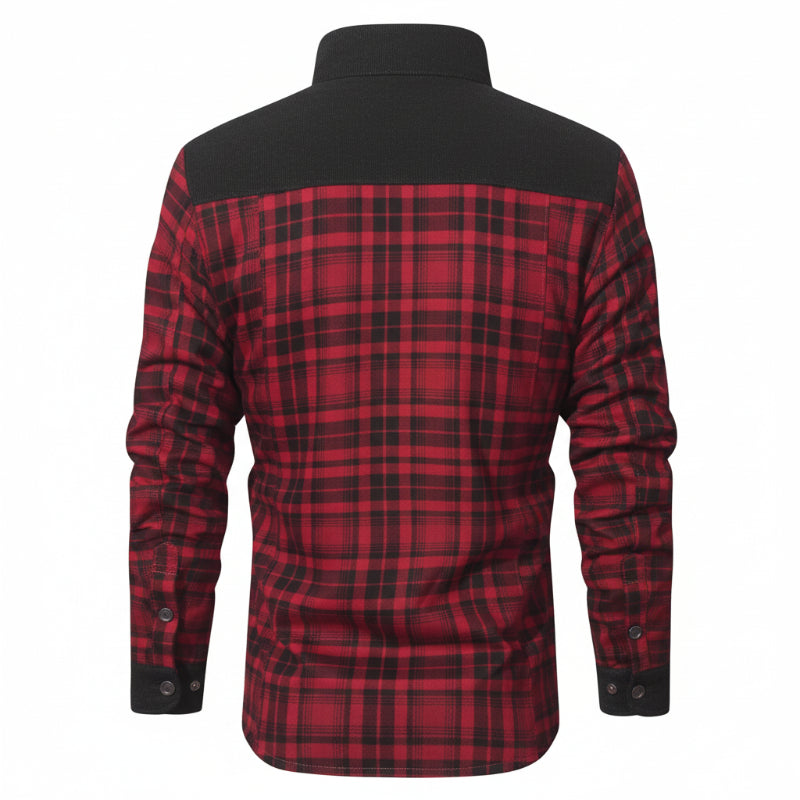 BENWOOD | PLAID LINED SHIRT JACKET