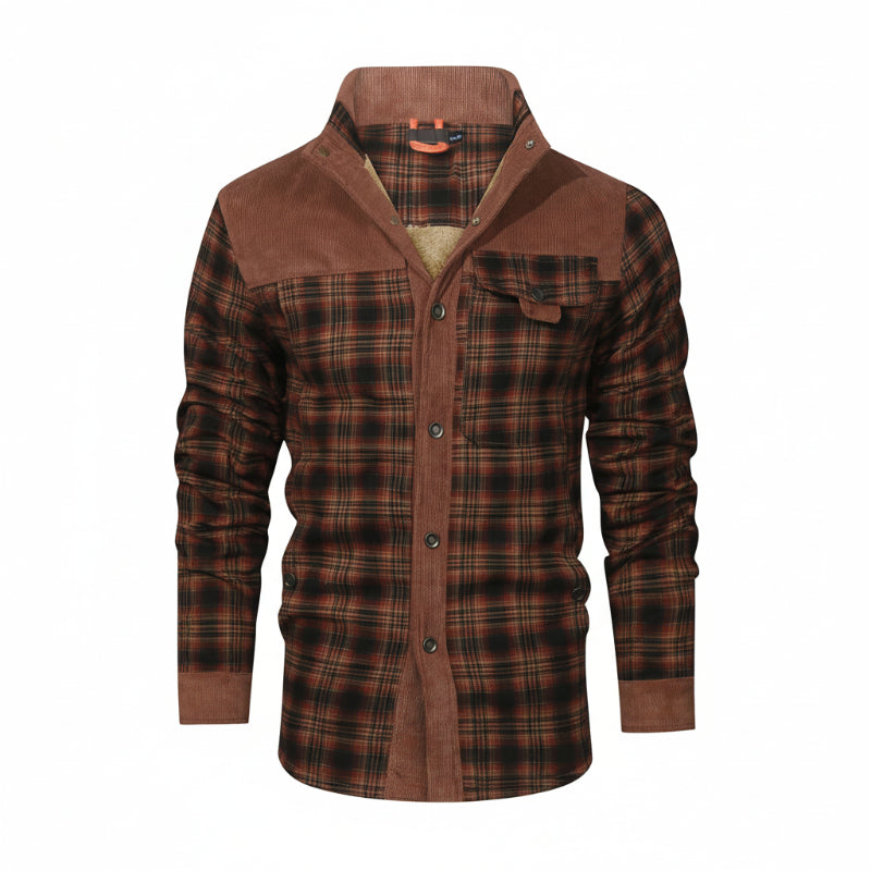 BENWOOD | PLAID LINED SHIRT JACKET