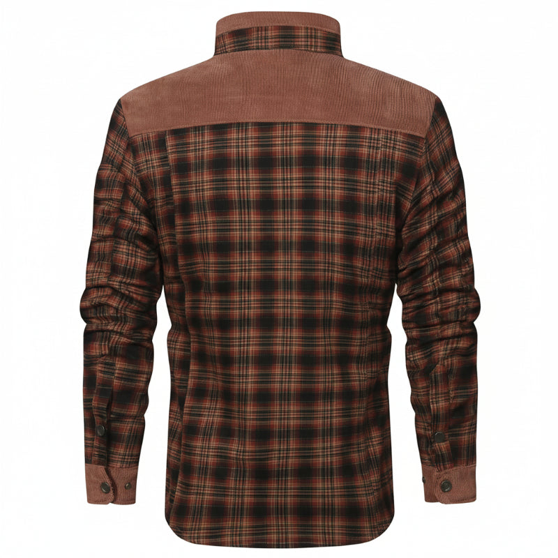BENWOOD | PLAID LINED SHIRT JACKET