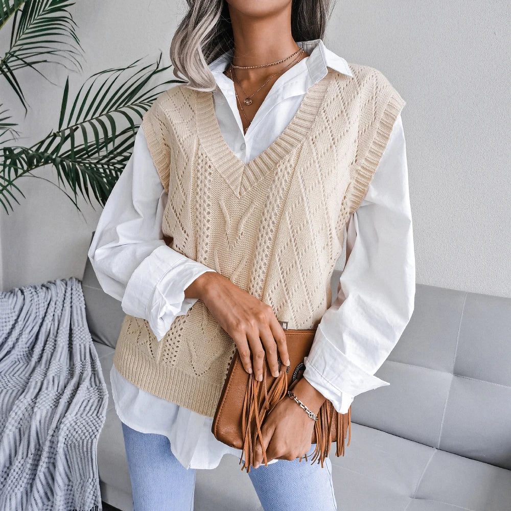 Ellsworth Calloway Strickweste aus Wolle