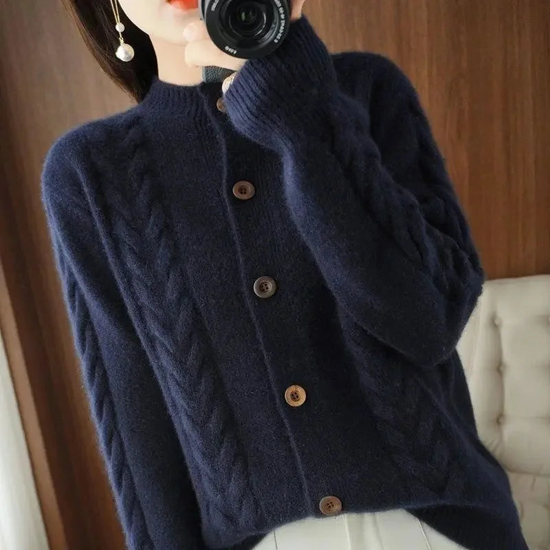 Nella Zopfstrickjacke