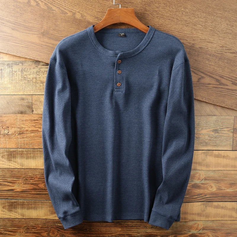 Coleman Waffle-Knit Long Sleeve