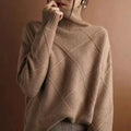 Allegra Diamond Knit Cashmere Sweater