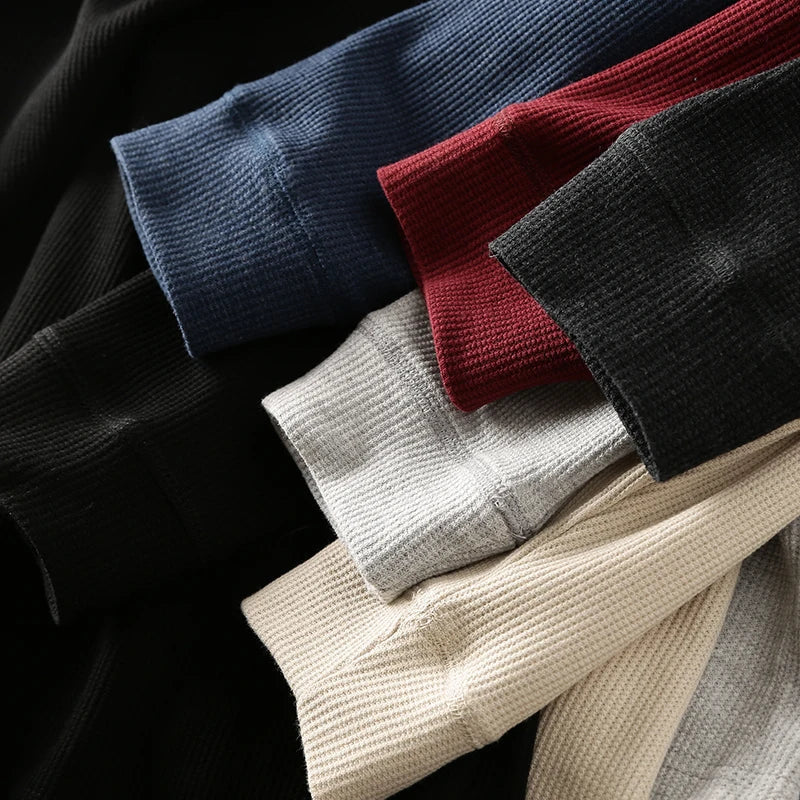 Coleman Waffle-Knit Long Sleeve