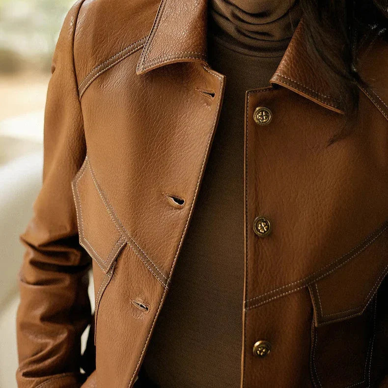 Dax Moto Leather Lapel Jacket