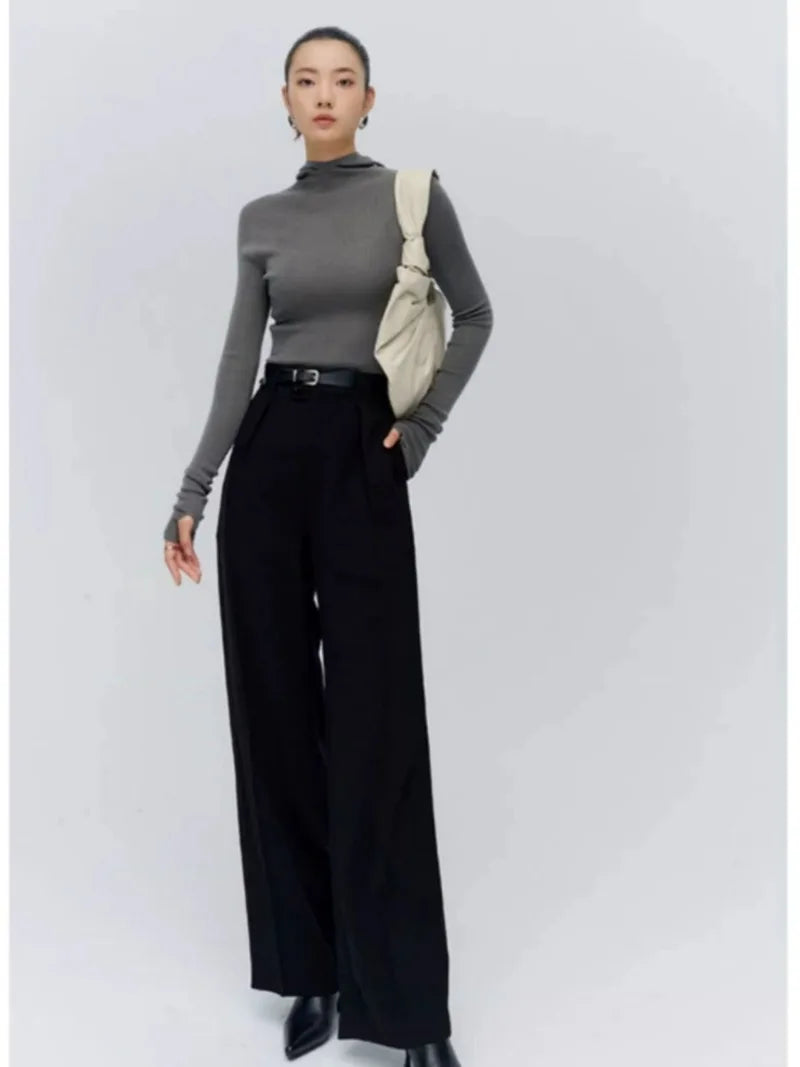 Lulu Bodyhugging Strickhoodie