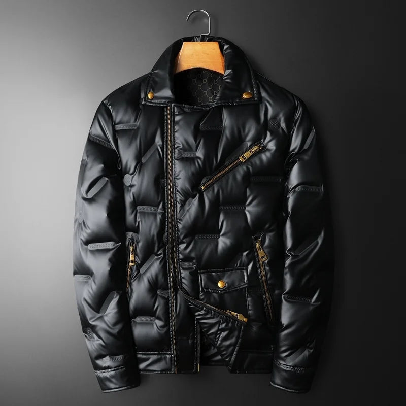 Goldmere Duck Down Moto Jacket