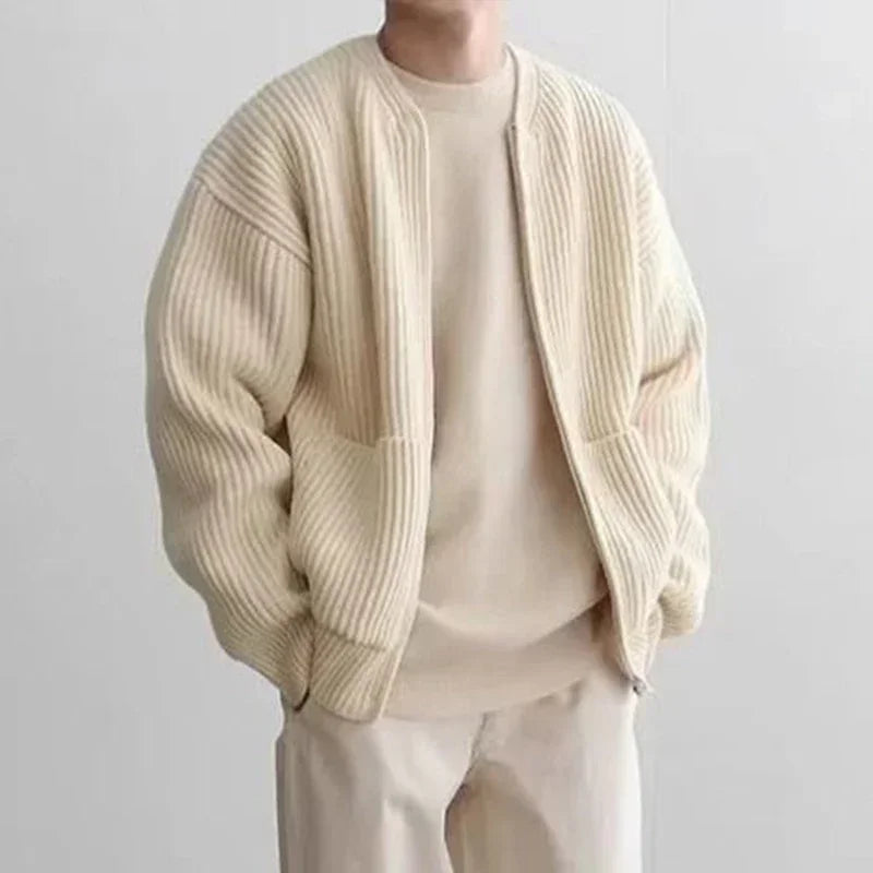 Streamlined Knit Coat
