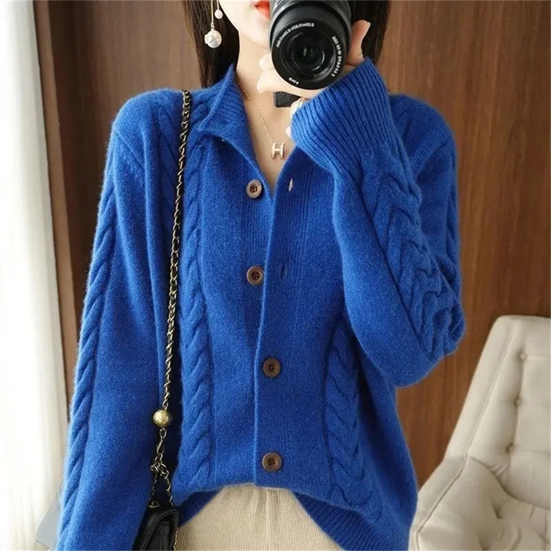 Nella Zopfstrickjacke