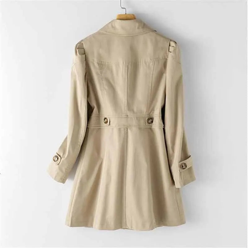 Lena Vaughn Trenchcoat mit offenem Kragen