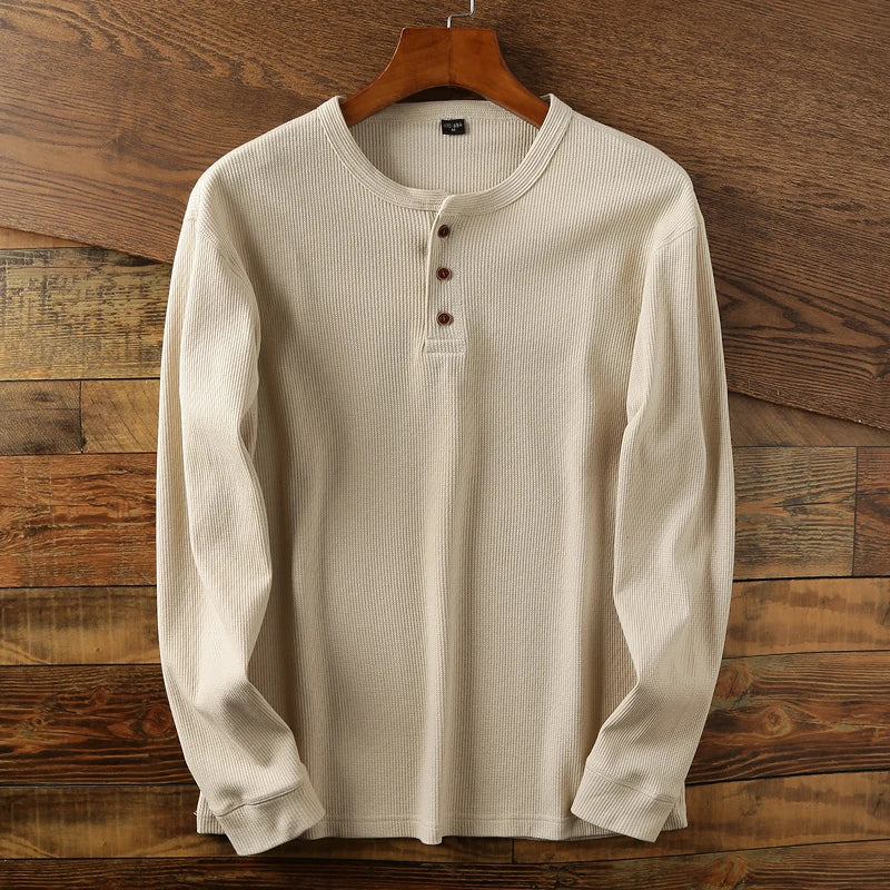 Coleman Waffle-Knit Long Sleeve