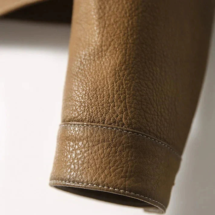 Dax Moto Leather Lapel Jacket