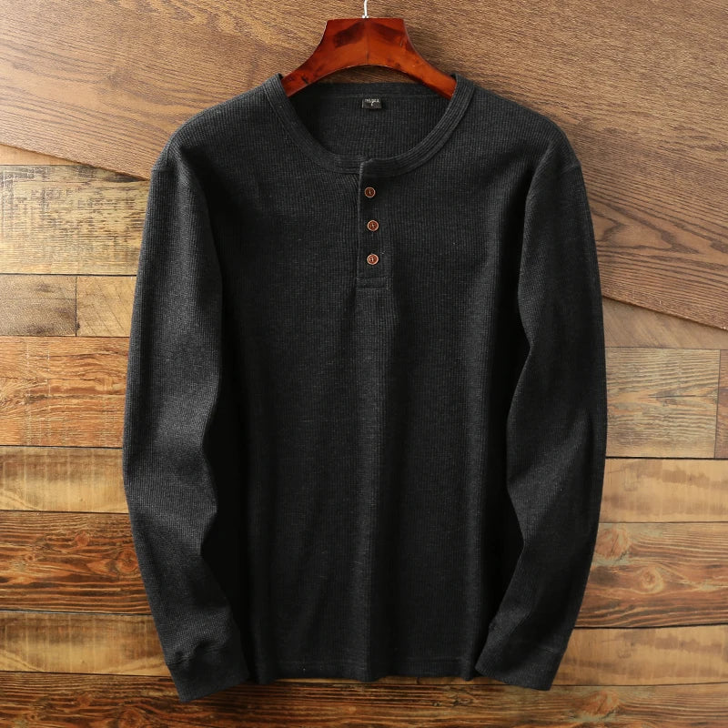 Coleman Waffle-Knit Long Sleeve