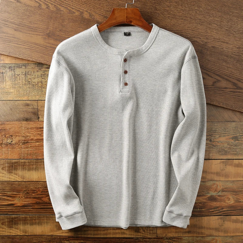 Coleman Waffle-Knit Long Sleeve