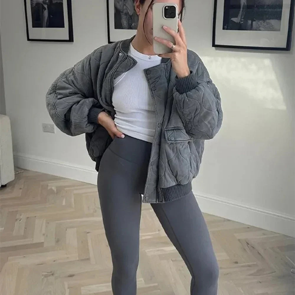 Streetwise Steppbomberjacke