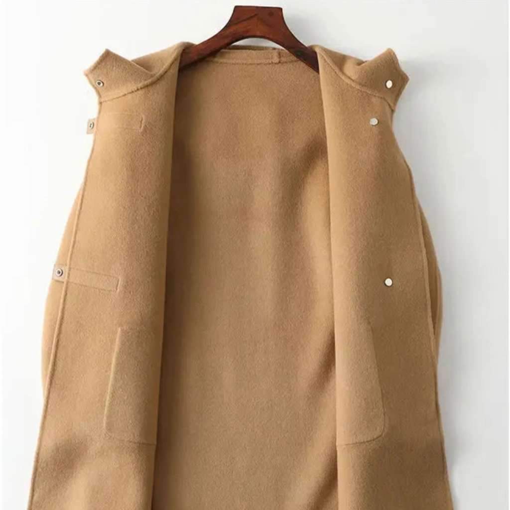 Celina Wollmantel mit Kapuze