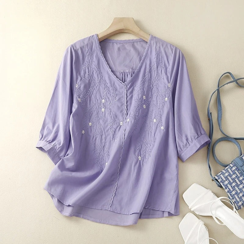 BONNIE LINEN BLOUSE