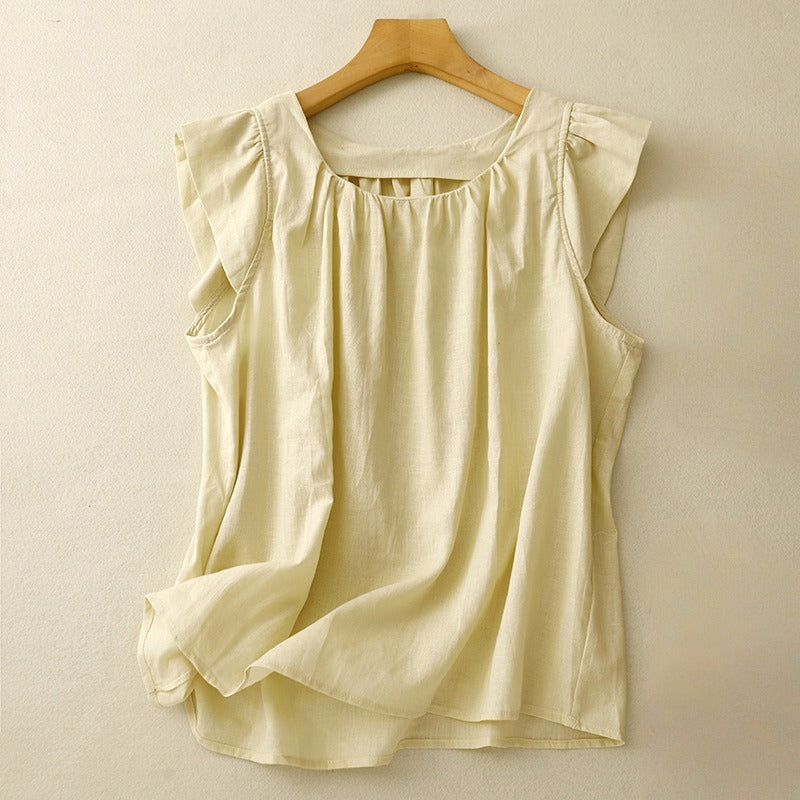 ADRIA LINEN TOP