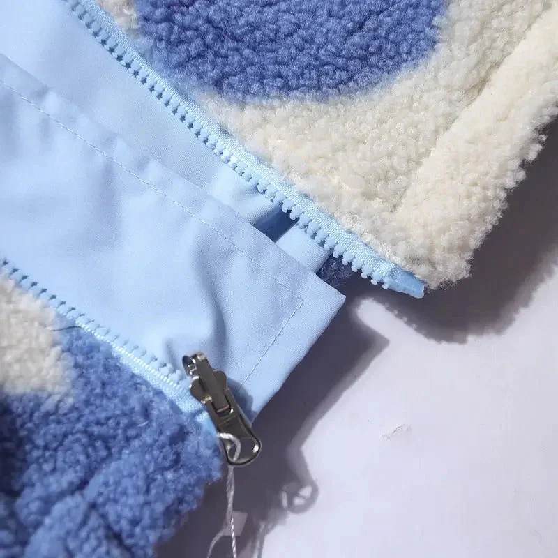 Mavie Wende-Plüschjacke