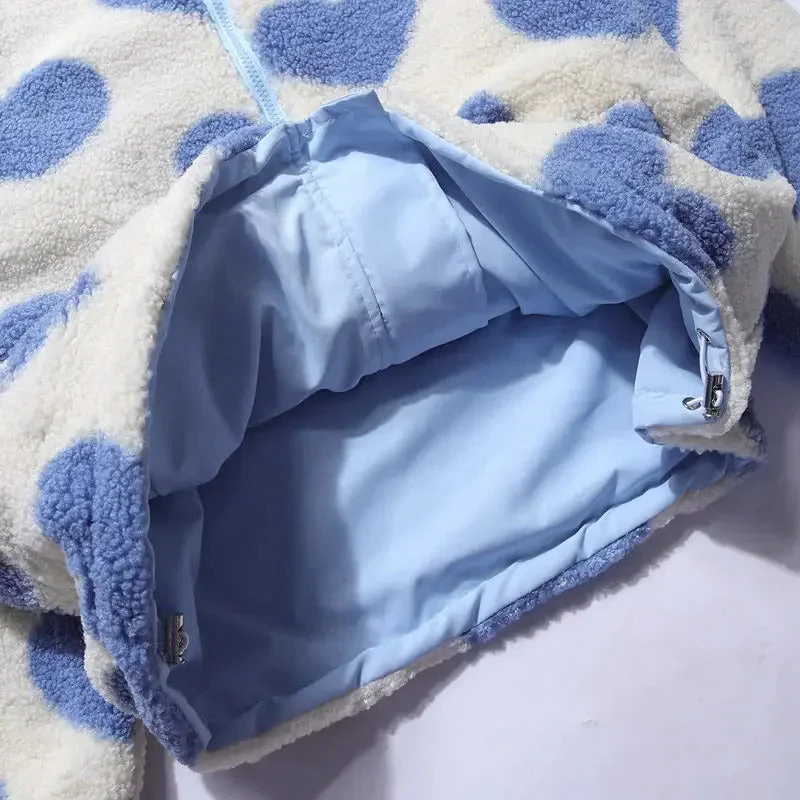 Mavie Wende-Plüschjacke