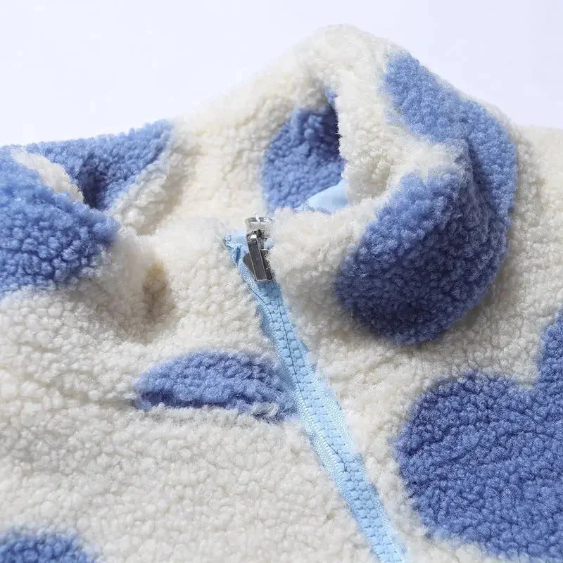 Mavie Wende-Plüschjacke
