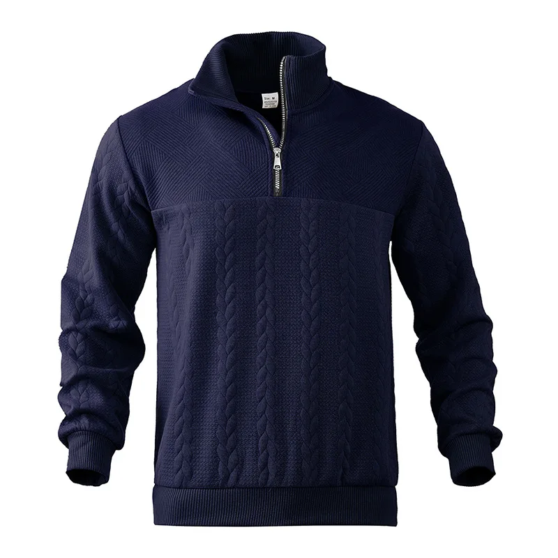 Matthis Textured Knit Half-Zip