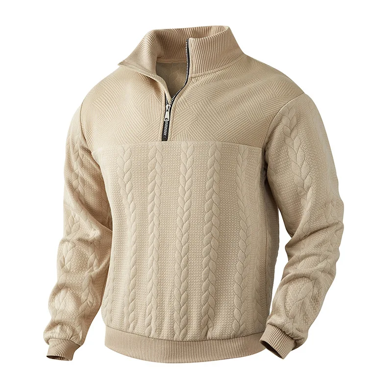 Matthis Textured Knit Half-Zip