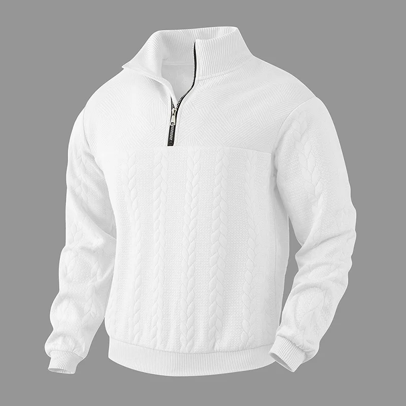 Matthis Textured Knit Half-Zip